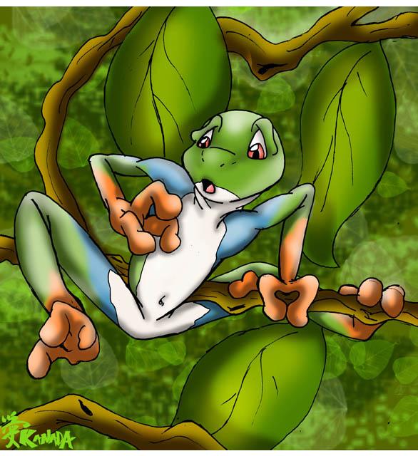 TreeFrog boy by Kanada
