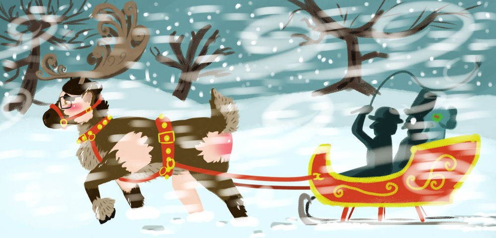 Sleigh Ride by Kitsunefan