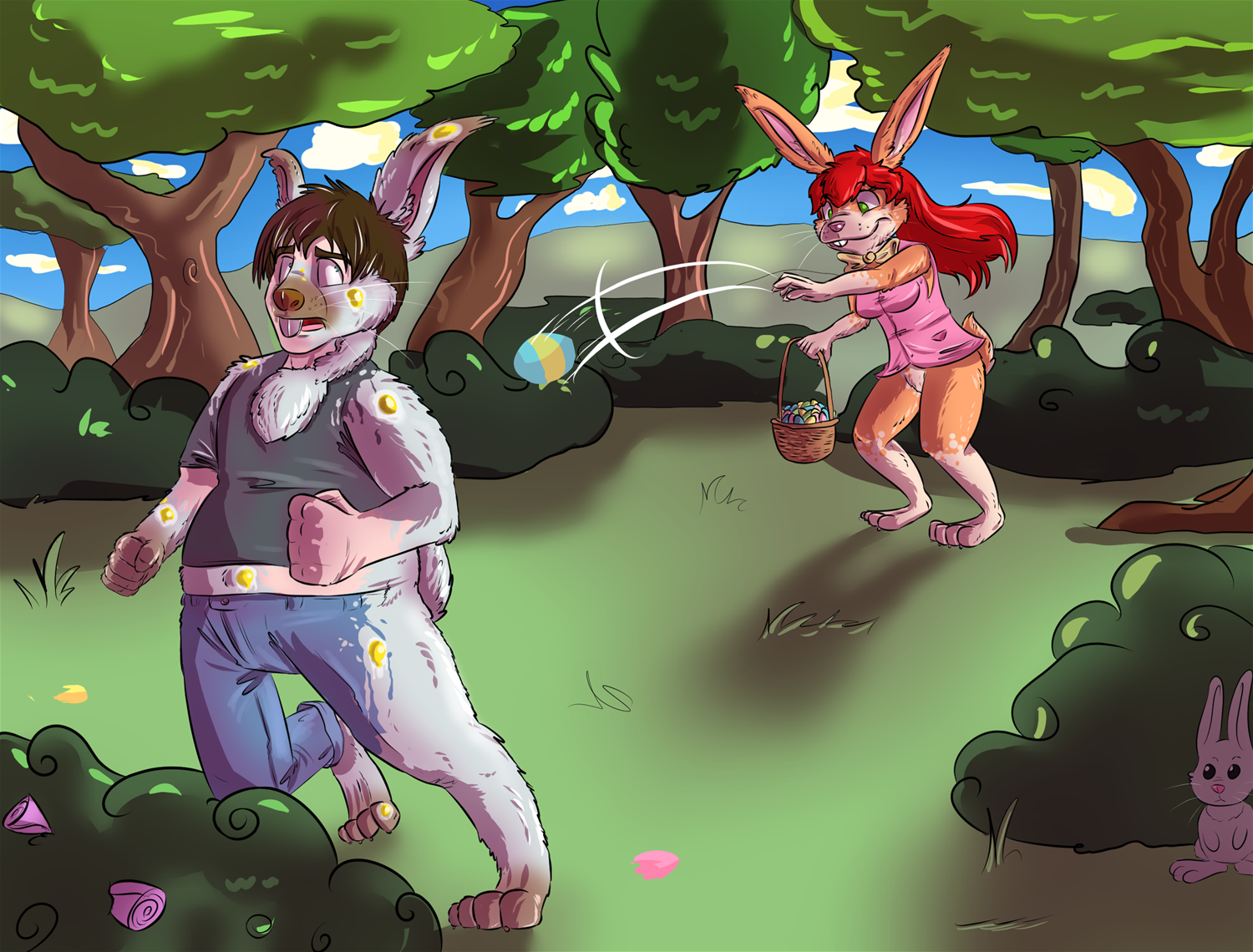 Easter Egged by Kitsunefan