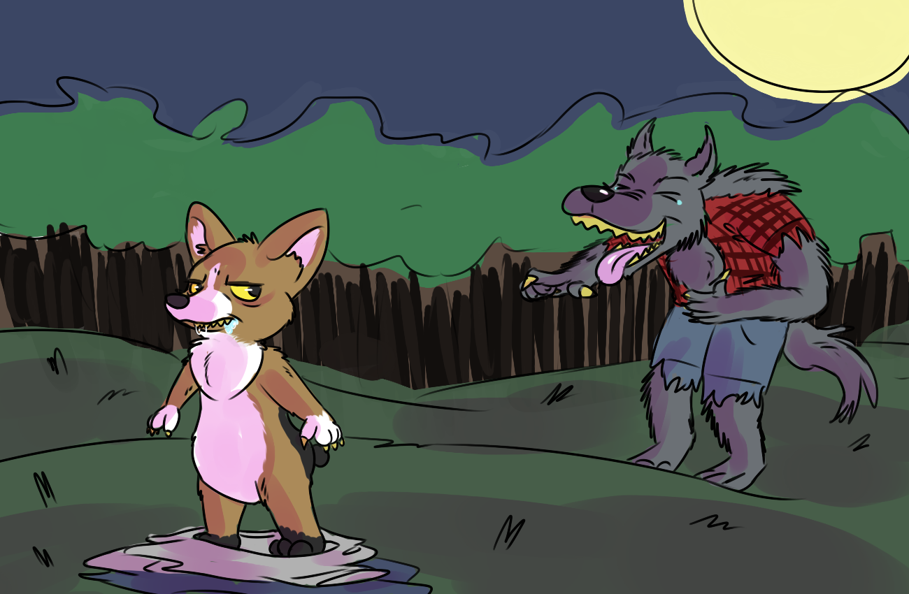Werecorgi by Kitsunefan