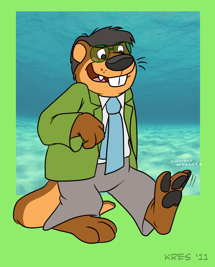 Dagby Spader?  An Otter Story by Kresblain