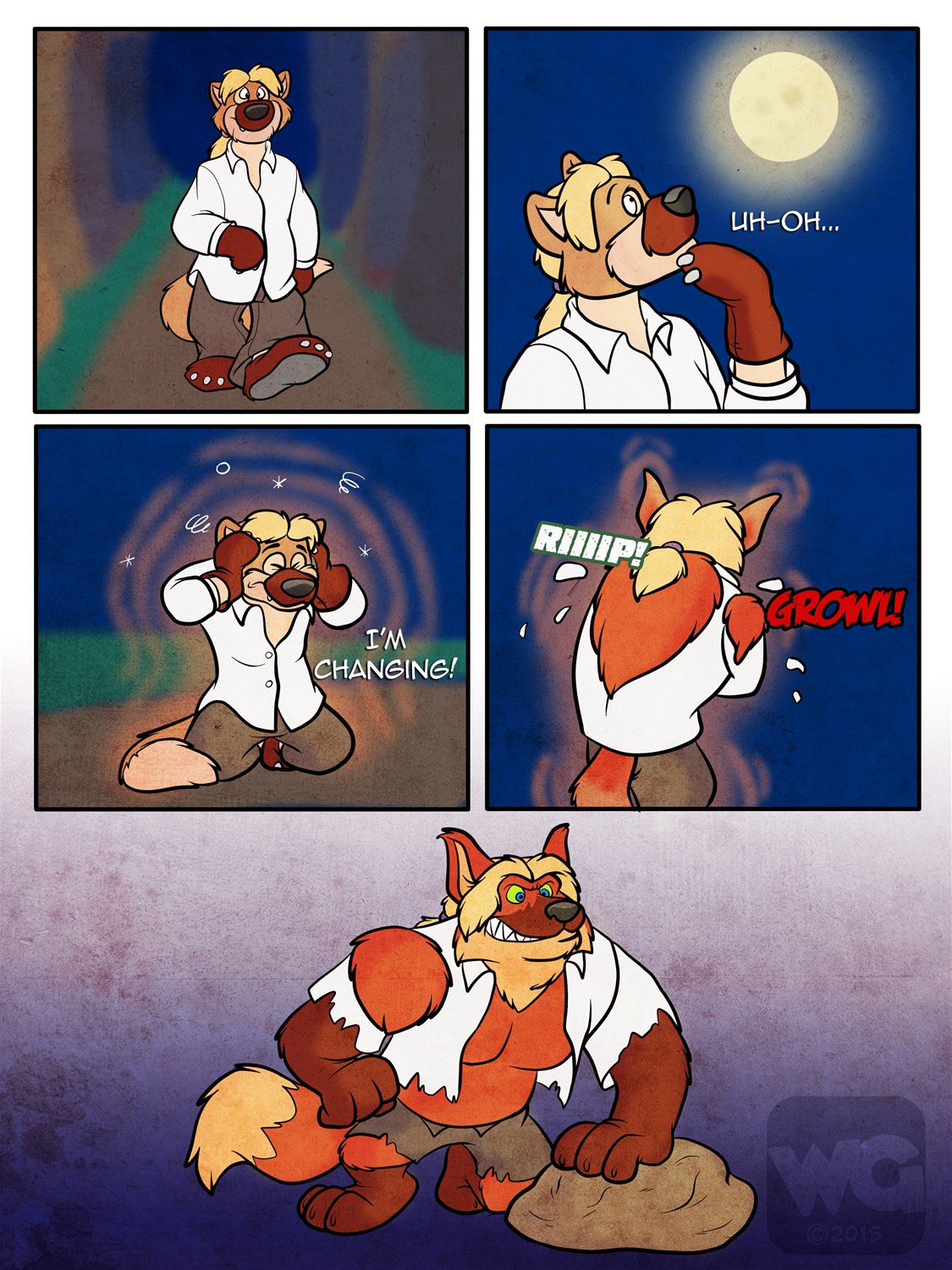 Curse of the Maned Wolf Man by Kresblain