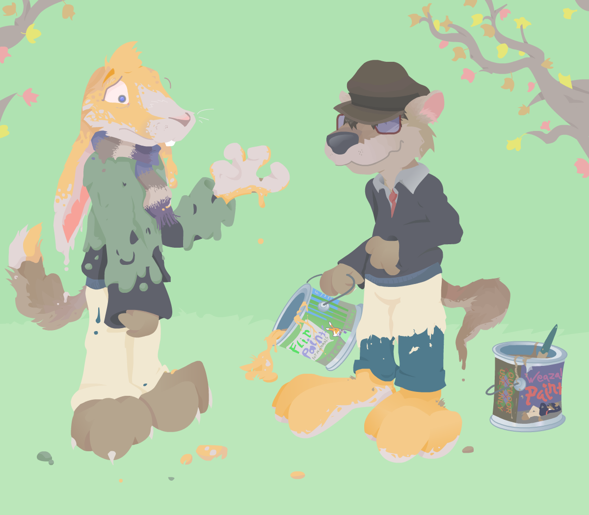 FlirWeazalSwap by LaraTheLabRat