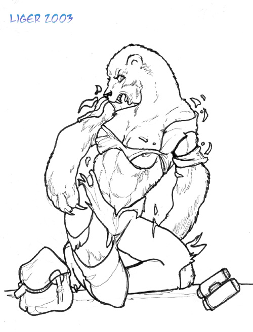 beargirl by Liger