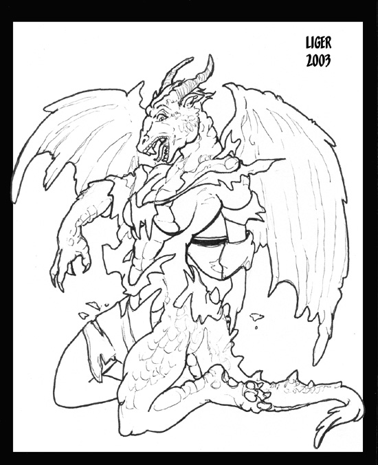 dragon by Liger
