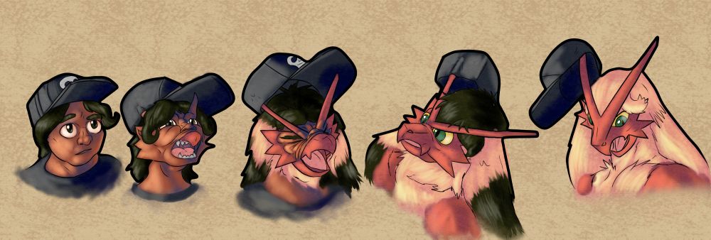 Headshot Commission: Spicy Chicken by Lucern7
