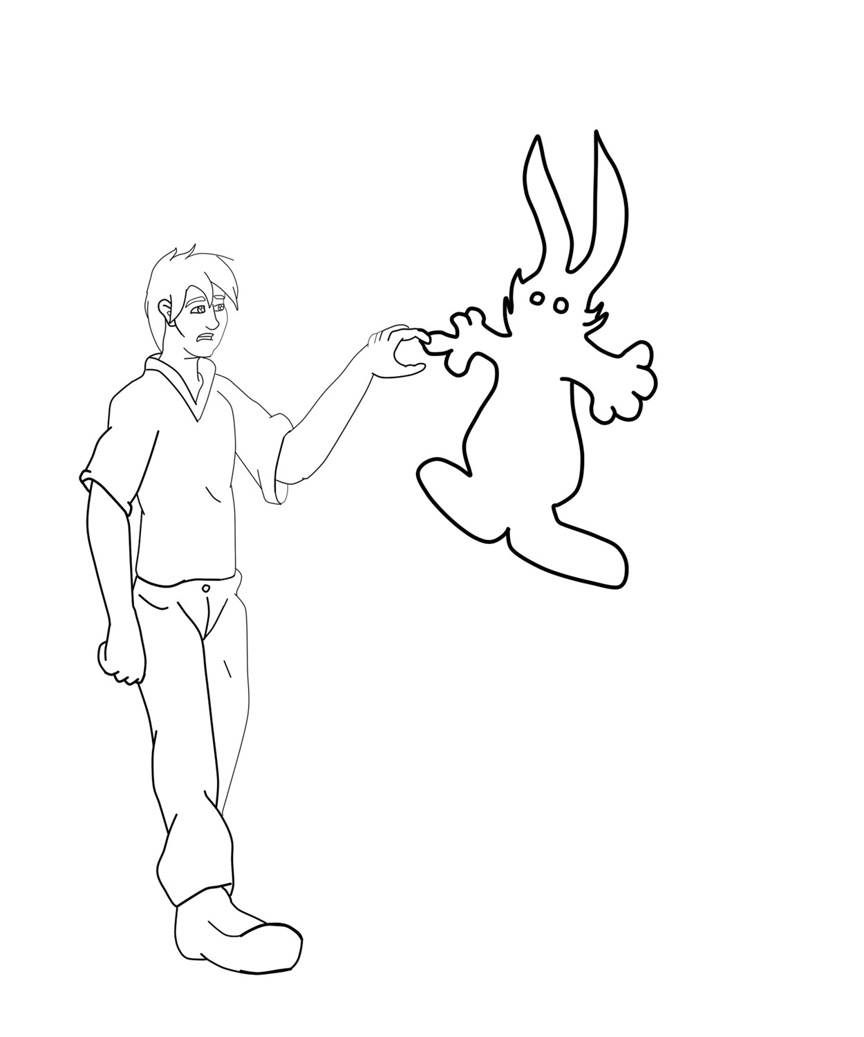 Commission: Getting Out Lined by Lucern7