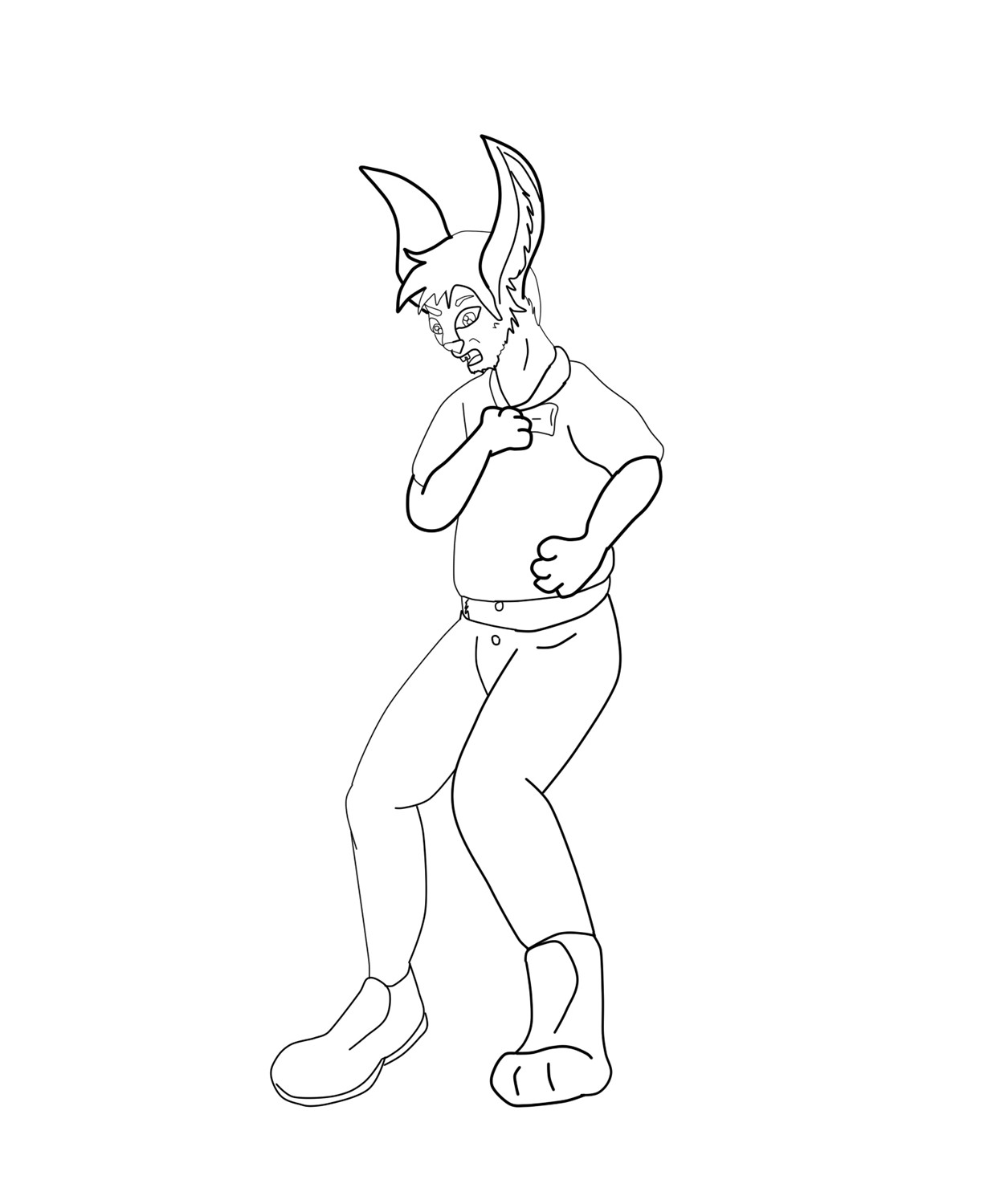 Commission: Getting Out Lined by Lucern7