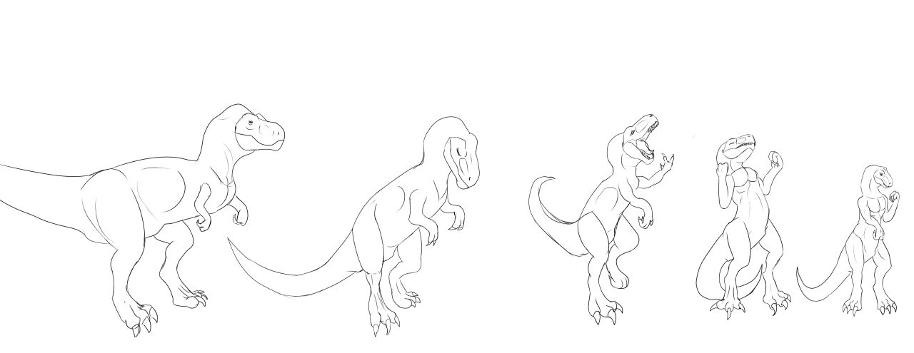 Livestream Commission: T-Rex Ascension by Lucern7