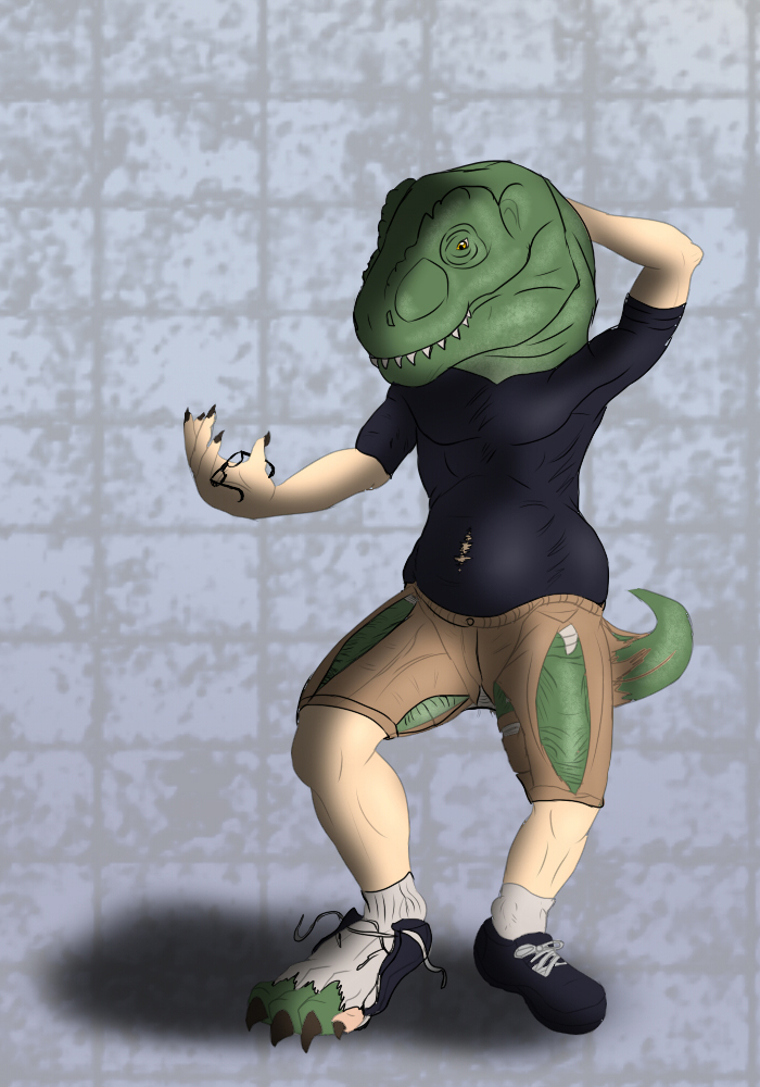 VLC: Mask of the Tyrant Lizard by Lucern7