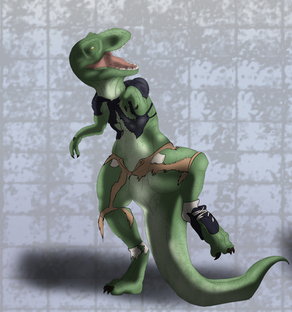 VLC: Mask of the Tyrant Lizard by Lucern7