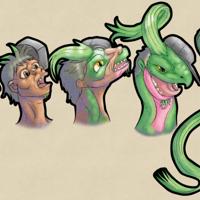 Headshot Commission: Growing Vile by Lucern7