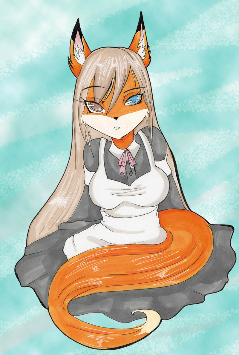 Mitsuho Fox Anthro by Luxianne