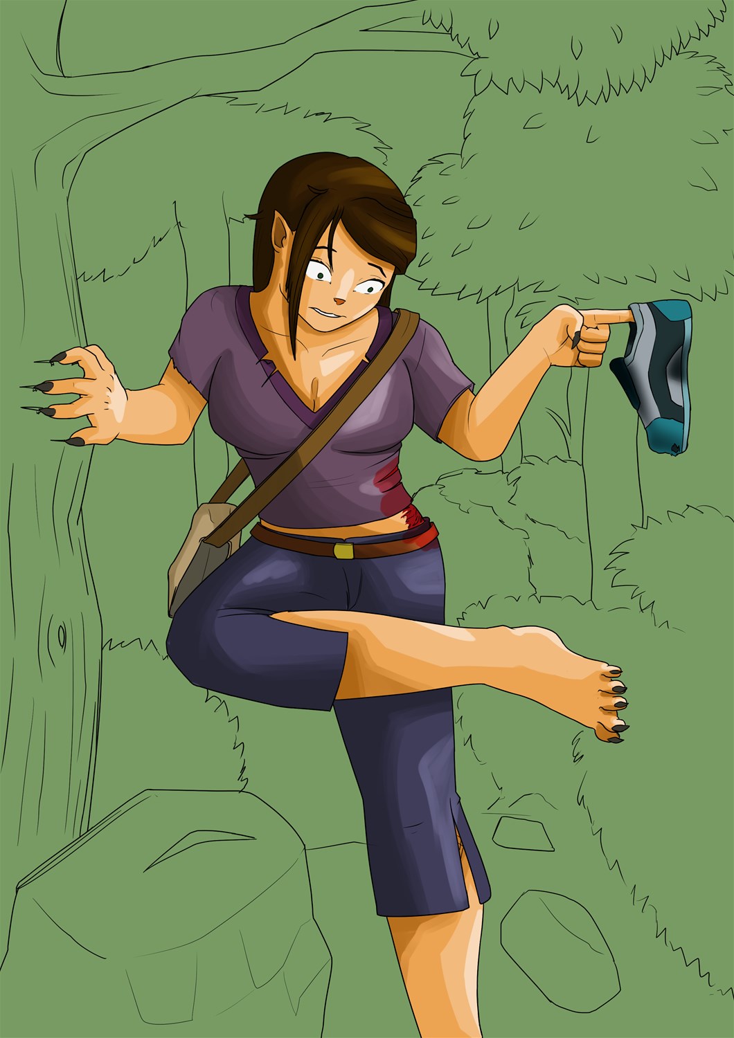 Sketch - Eventful Hike by MaLAguA
