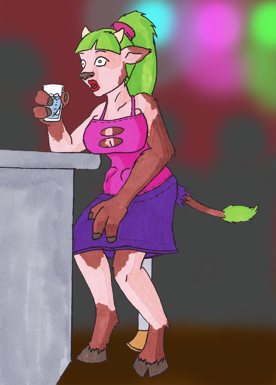 Moo Cow Cocktail by MageOmega