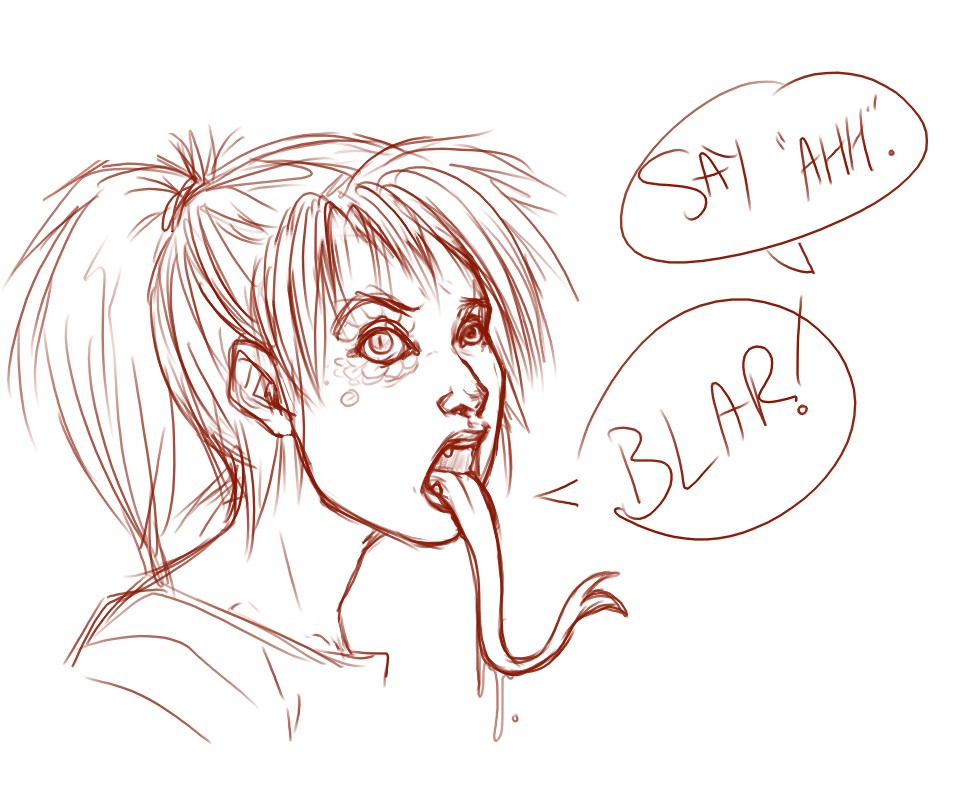 lizardtongue by Mirandaleigh