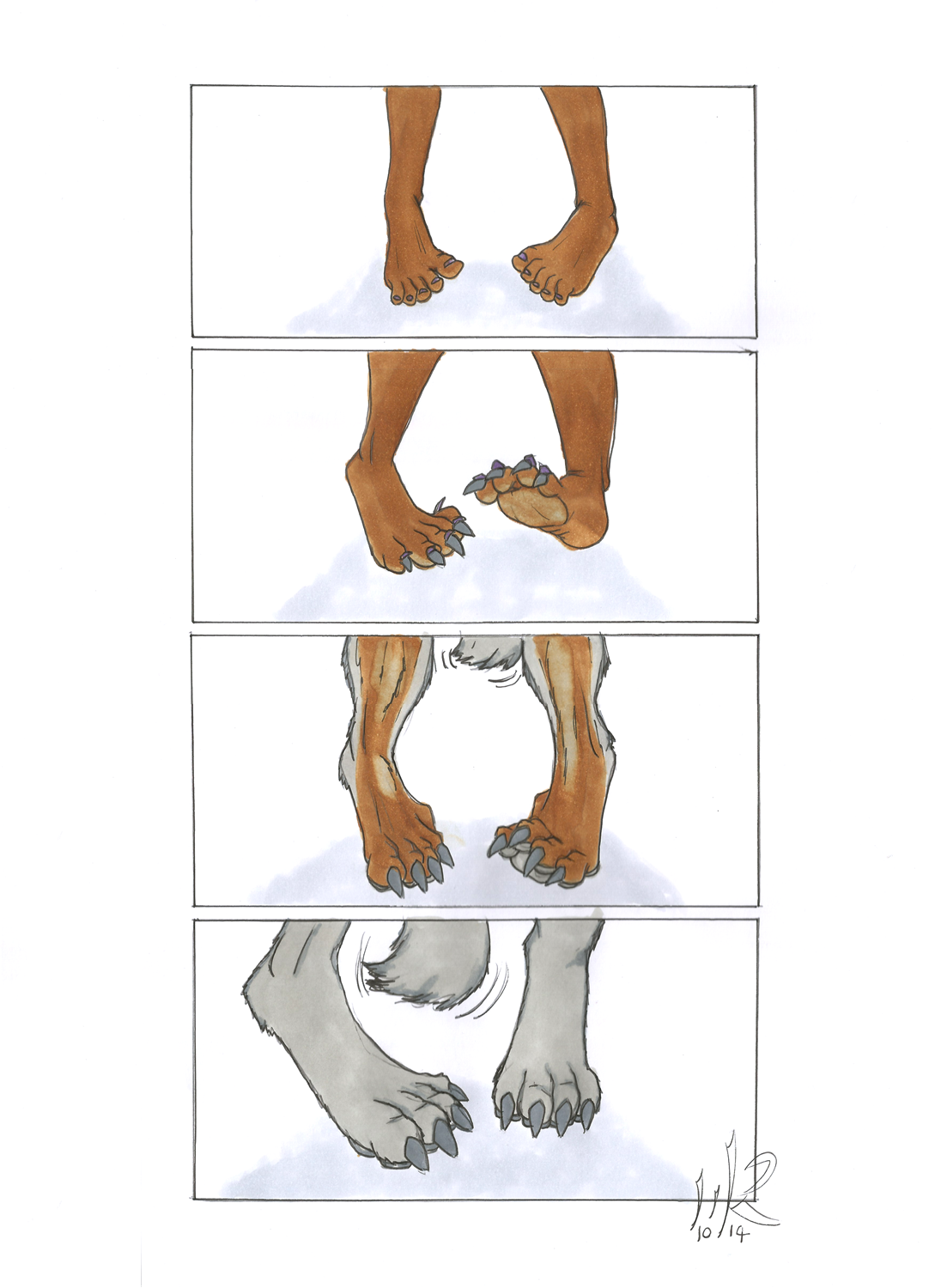 Wolfpawswithoutsocks by MjR