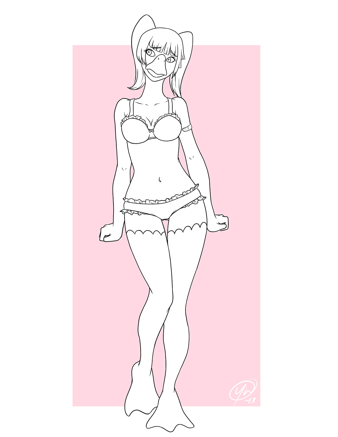 Swan Maiden by Mookyvet