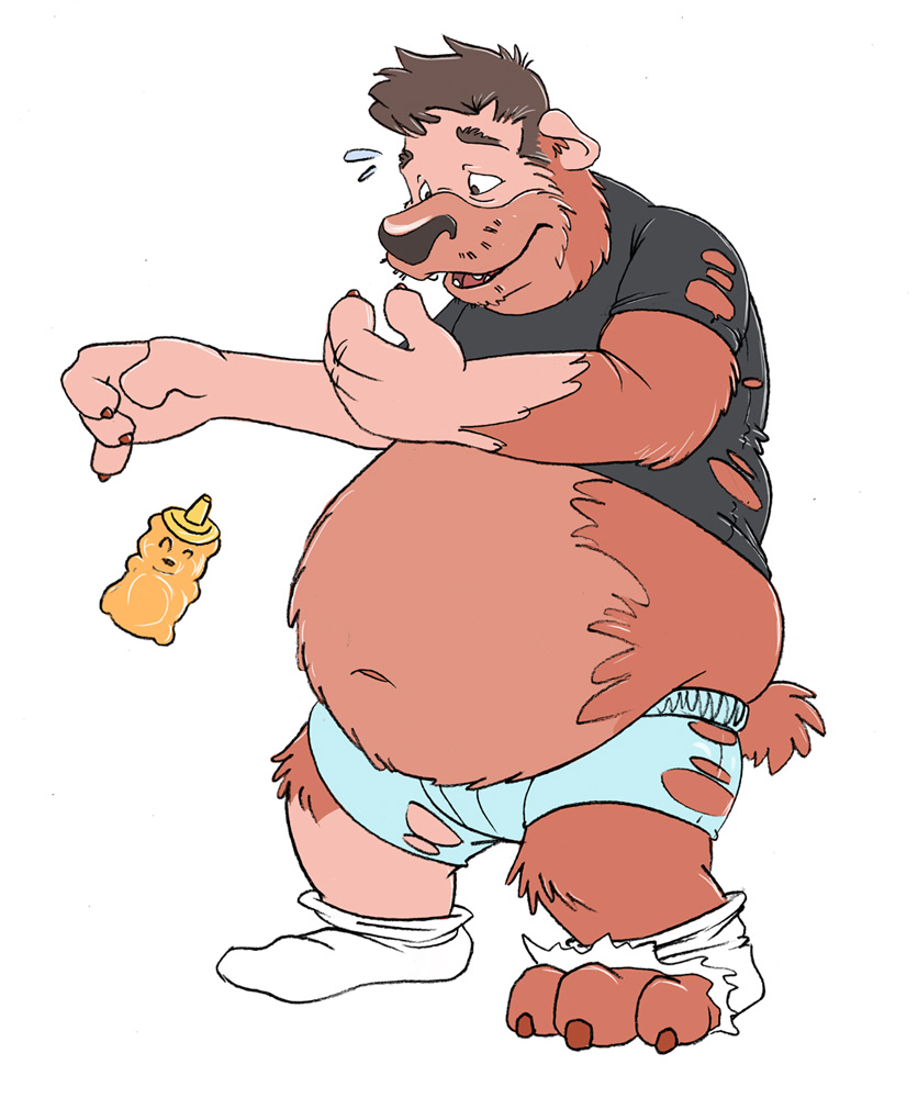 Kuma Loves His Honey by Nickwolf