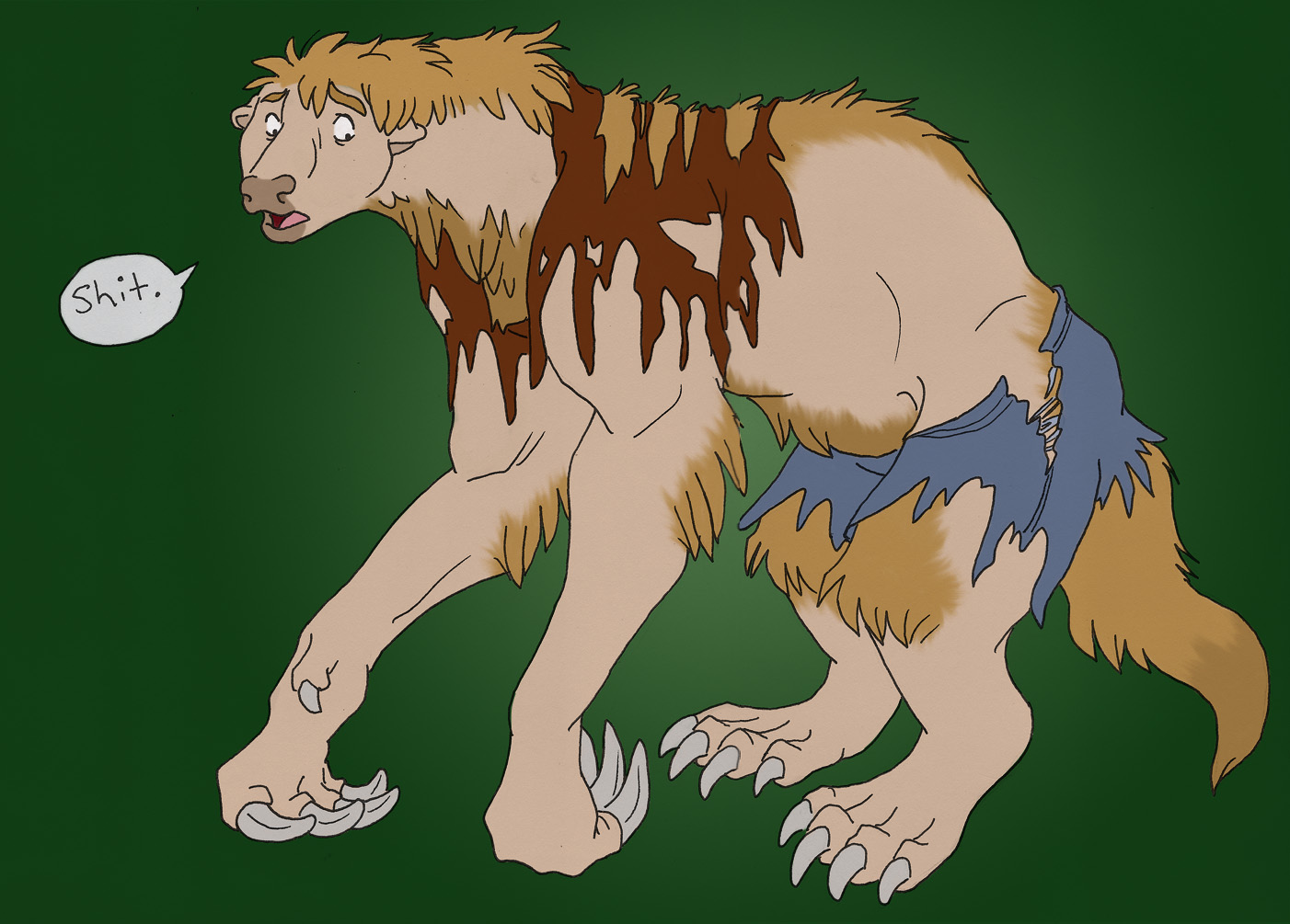 Giant Ground Sloth Time! by PedestrianWolf