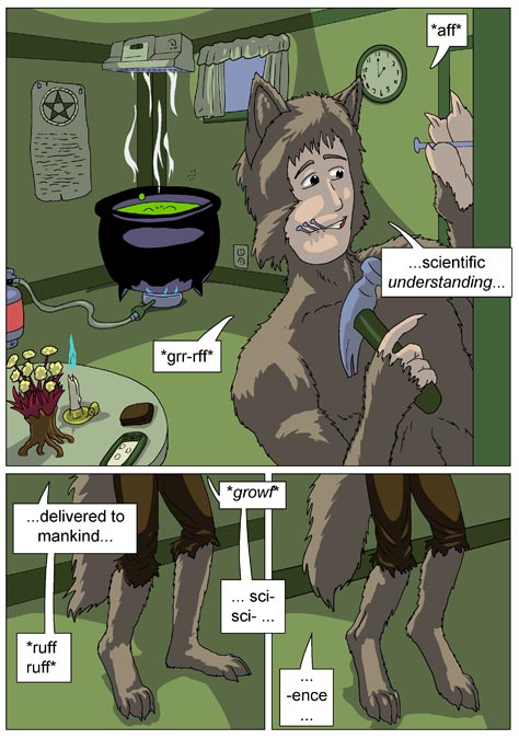 Witch and Scientist by PickleJuice