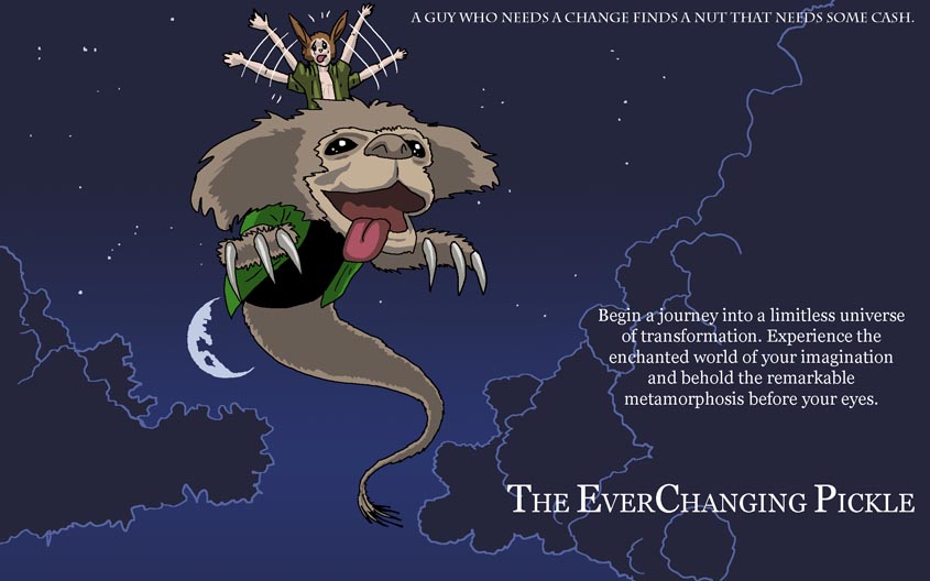 Neverending Story Parody Poster by PickleJuice