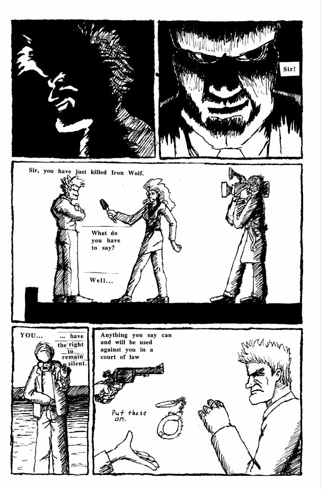 Iron Wolf 1: The Bank - COMPLETE 20 page comic by PickleJuice