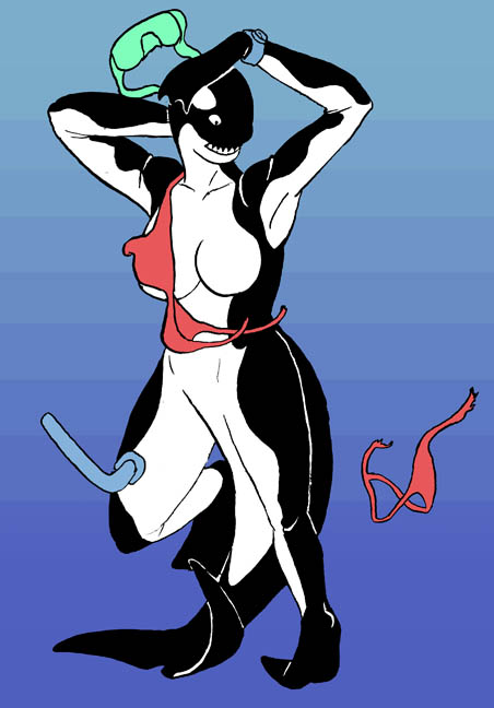 Orca Swimmer by PickleJuice