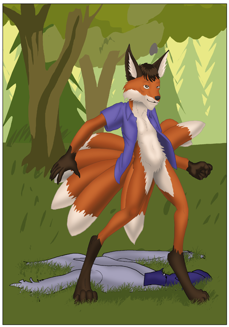 Werdna-Kitsuning by PickleJuice