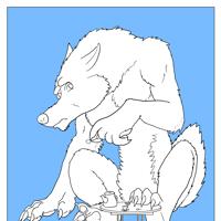 CAPTION CONTEST - Werewolf interrupted at tea time by PickleJuice