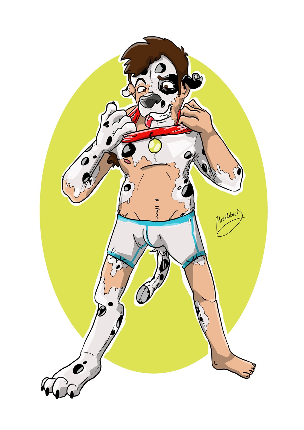 Transformation 3 Rubber Dalmation by Poodleboy