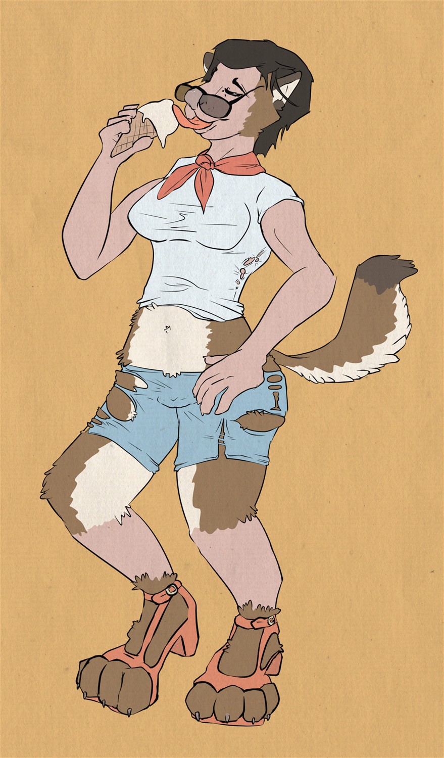 $12 COMMISSION German Shepherd TF by ReddishMaroon