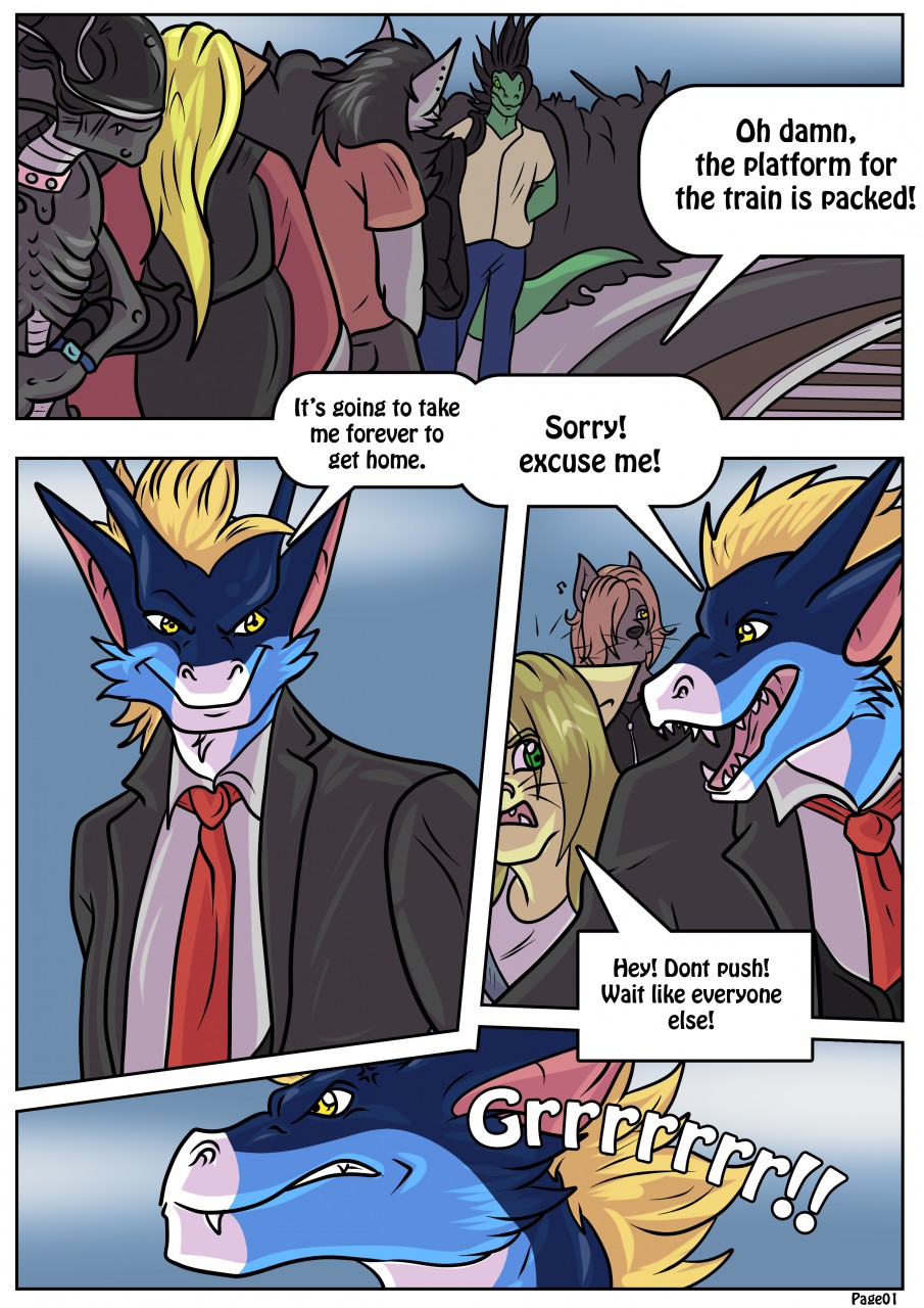 Commission: The Evening Commute by Rex_equinox