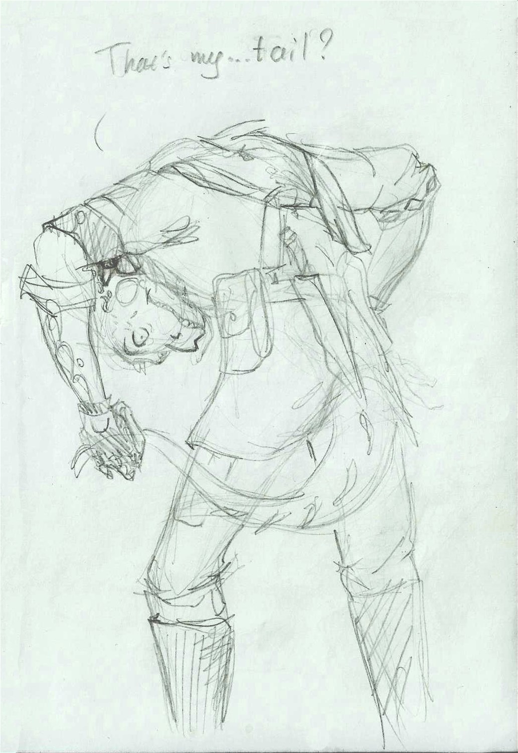 Datz Are'bal Iguana tf rough sketches by Samarline