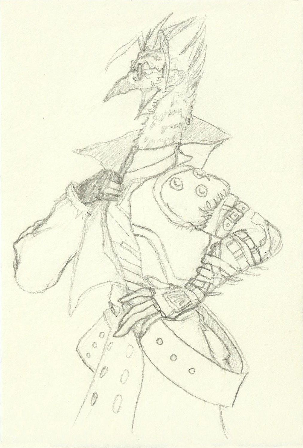 Vash The Stampede Greater Roadrunner by Samarline