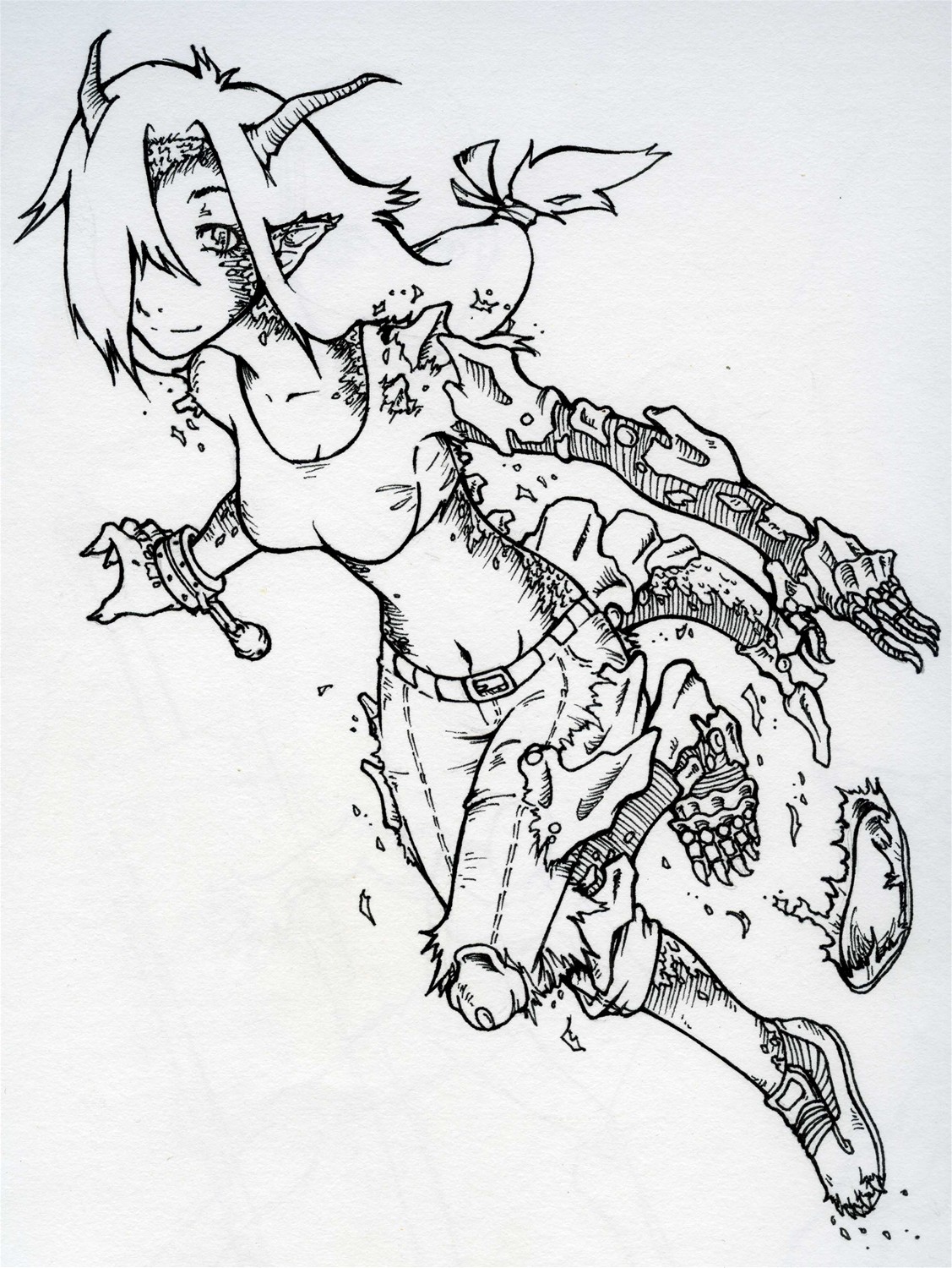 Dragon girl by Sevencarpileup