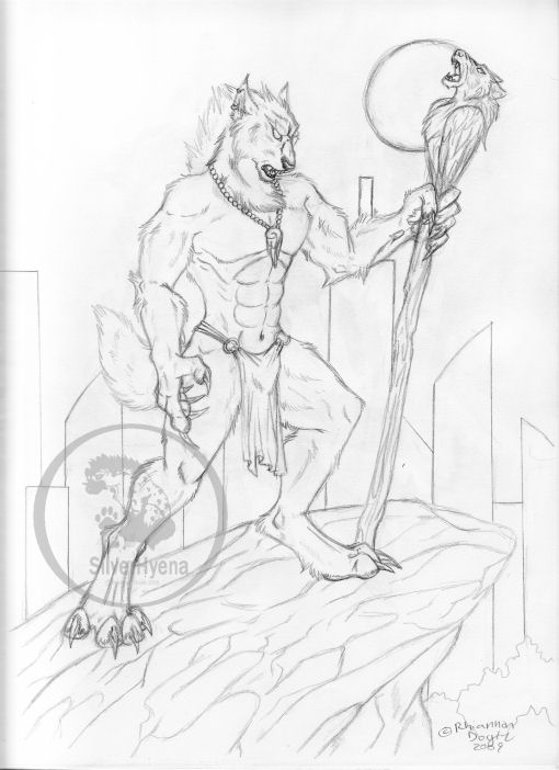 KingoftheLycanssketch by Silverhyena