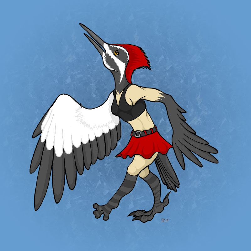 Punk Woodpecker Socks by Skychaser
