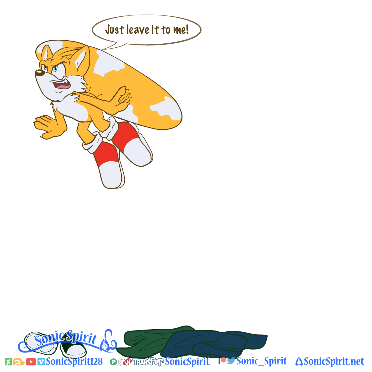 Kitsune Tsuki - Tails TF for FoxLightning by Sonicspirit