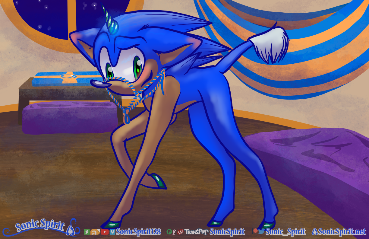 Hooves (with drabble) by Sonicspirit