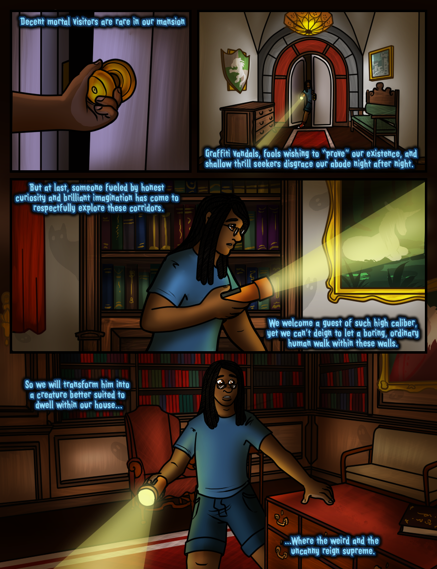 Strange Change in the Monstrous Mansion! by Spacecat