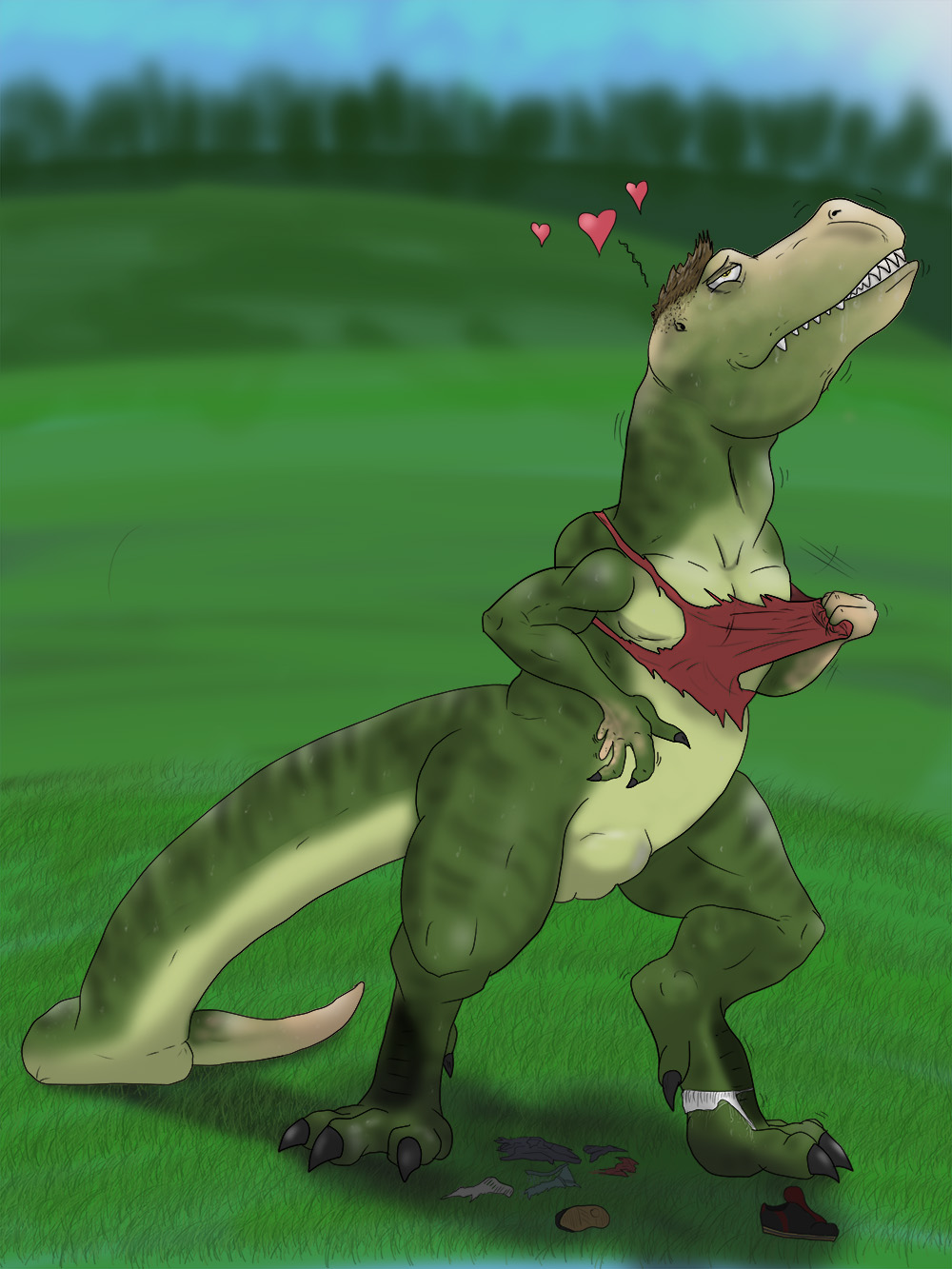 Goddamn Sexual Tyrannosaurus by Splyced