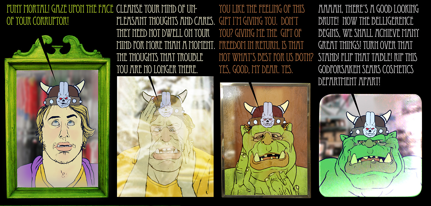 Orc in the mirror by Swatcher