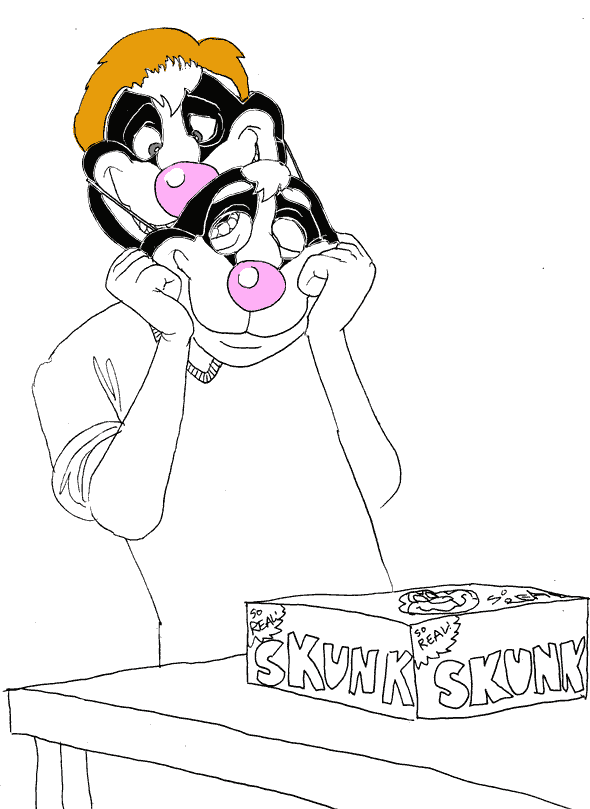 Skunk Looks So Real by Swatcher