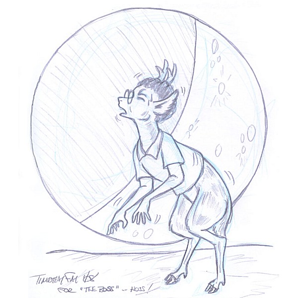 Deer Moon by Tim-Kangaroo