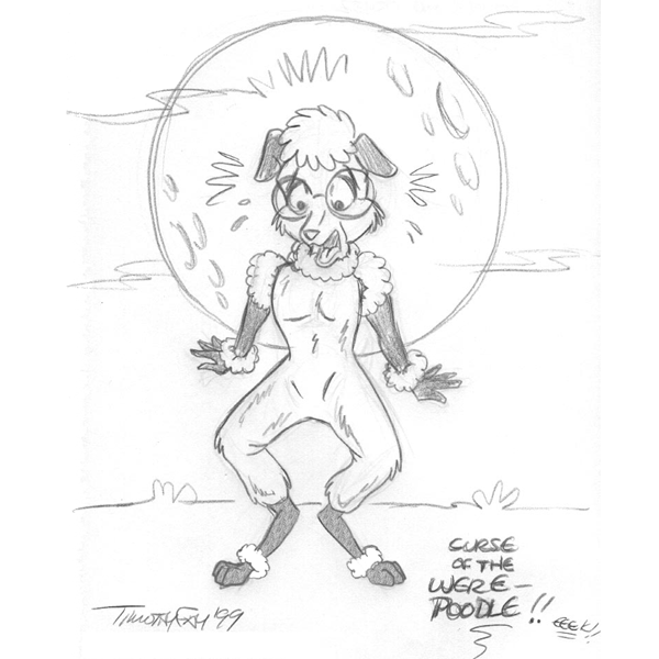 werepoodle by Tim-Kangaroo