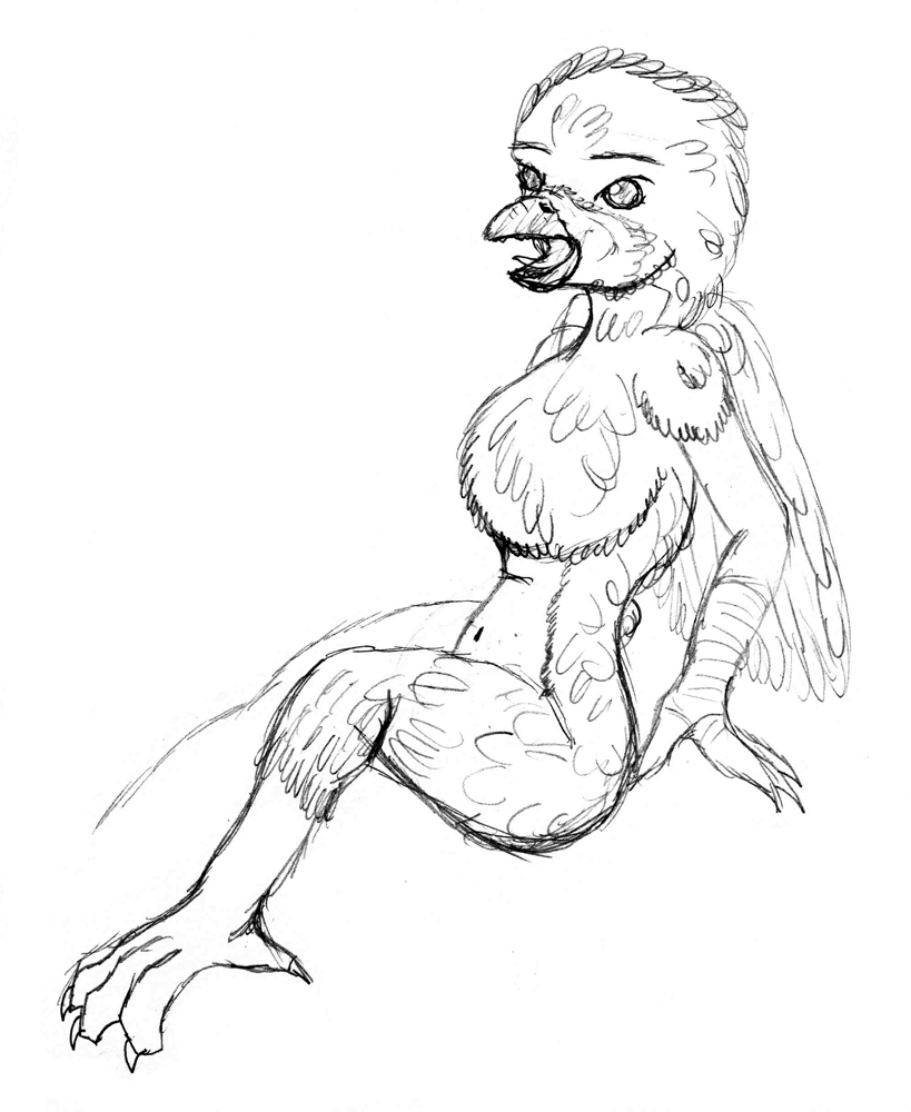 Avian Surprise -WIP- by TimidTabby