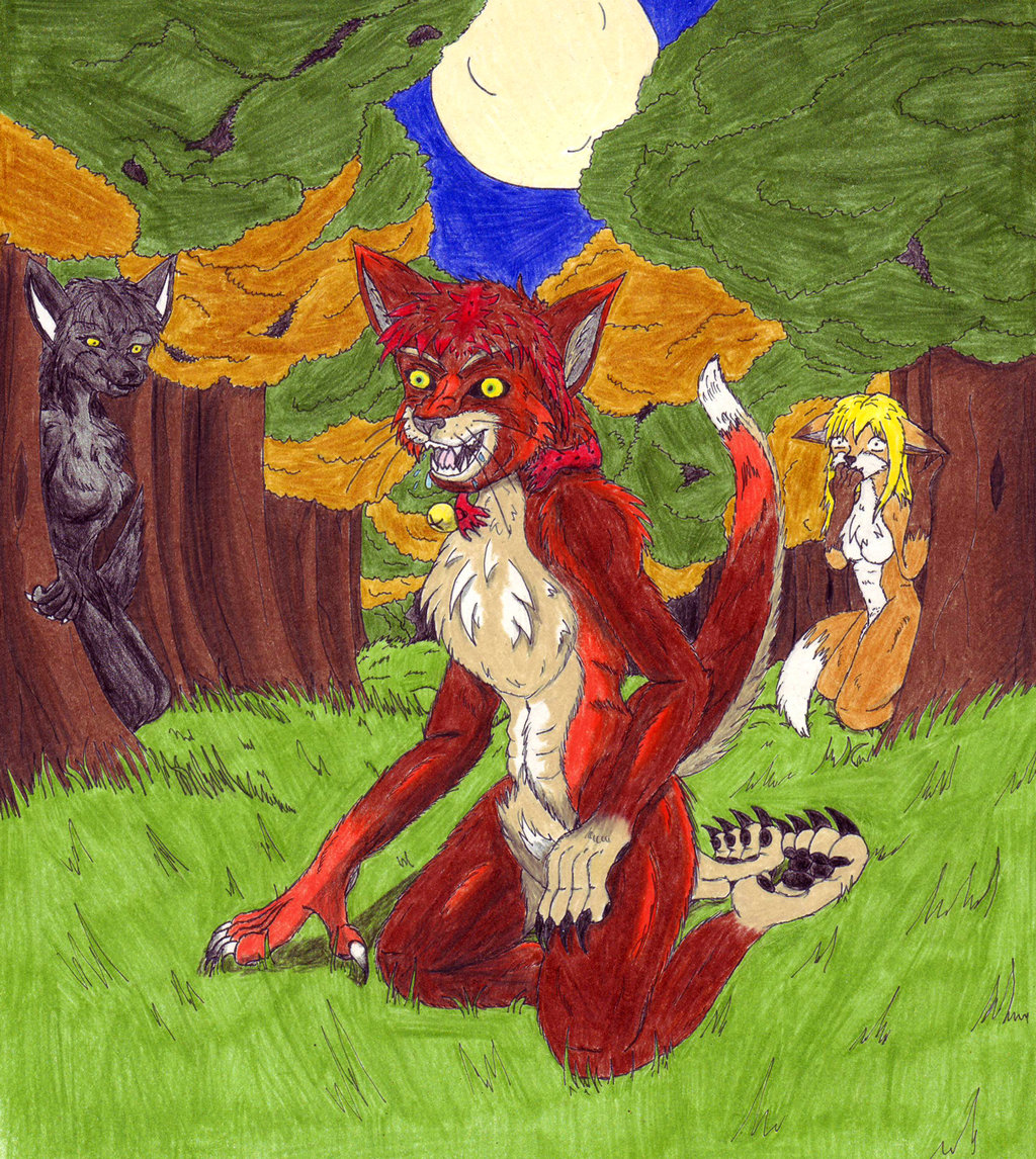 Catwolf Rising by TimidTabby