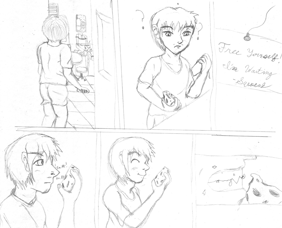 Late Night Snack Surprise -WIP- by TimidTabby