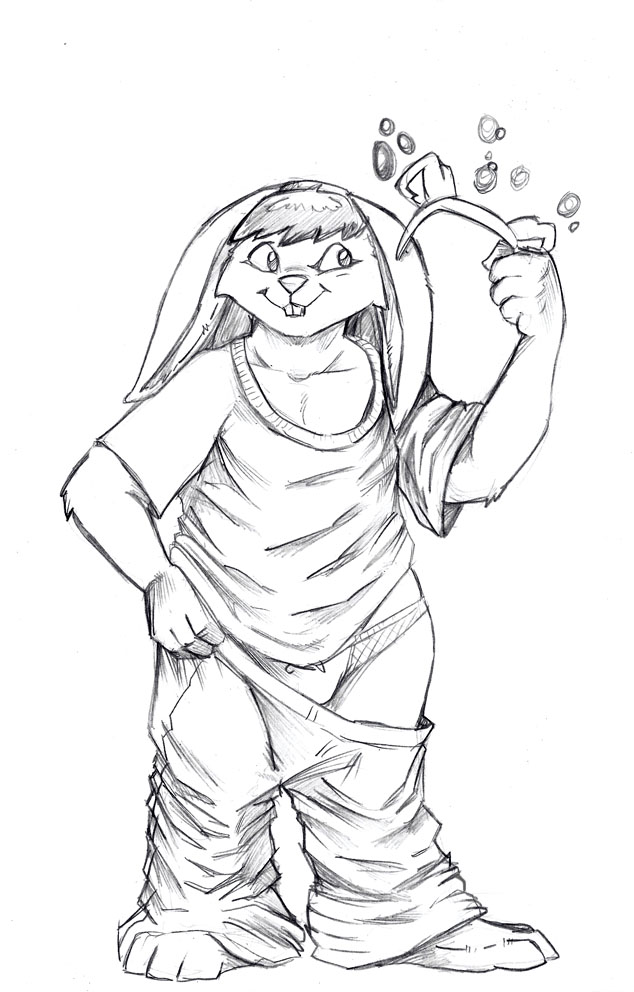 Lion to Bunny TF transformation by Tincrash